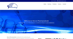 Desktop Screenshot of herconpharma.com